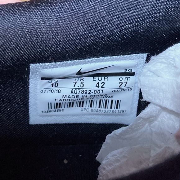 Nike Vandal 2K LX Women's Platform Sneakers Floral Black Gold AQ7892-001 size 10 - Picture 5 of 5